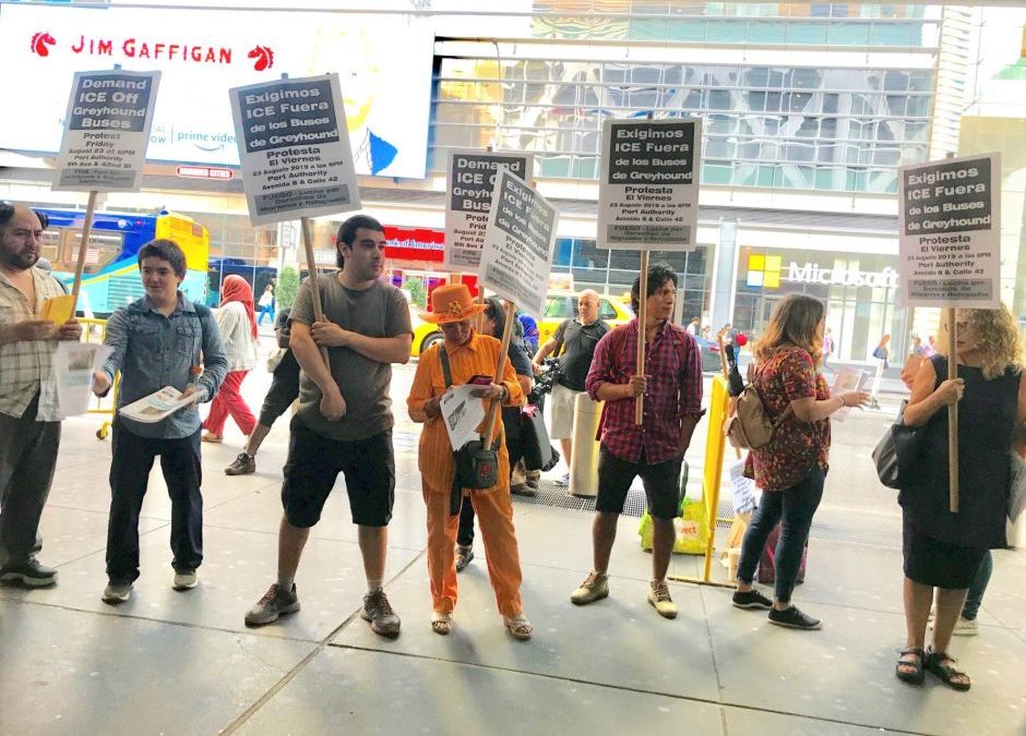 Coaliciones de Nueva York exigen a Greyhound que no permita redadas de ‘La Migra’ en autobuses